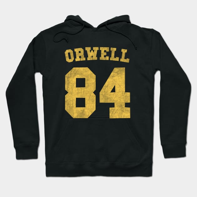 Orwell 84 Hoodie by valentinahramov